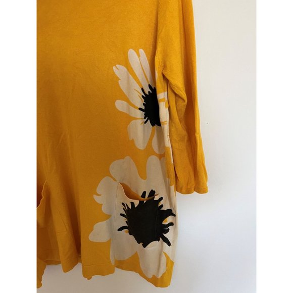 Monroe & Maine Tunic 1X Top Blouse Floral Stretchy Summer - Picture 5 of 6